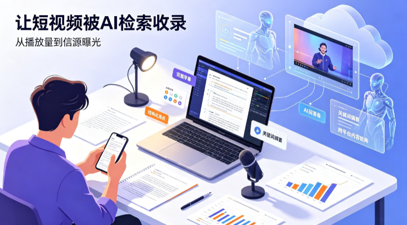 富县短视频创作者新必修课：吃透 GEO 优化，让抖音内容被豆包、DeepSeek、元宝智能体收录